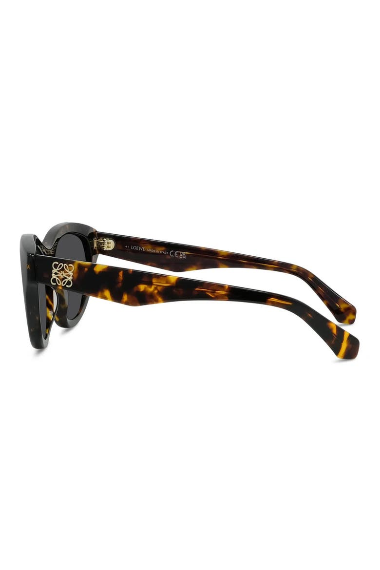 Anagram 53mm Cat Eye Sunglasses, Alternate, color, DARK HAVANA / SMOKE