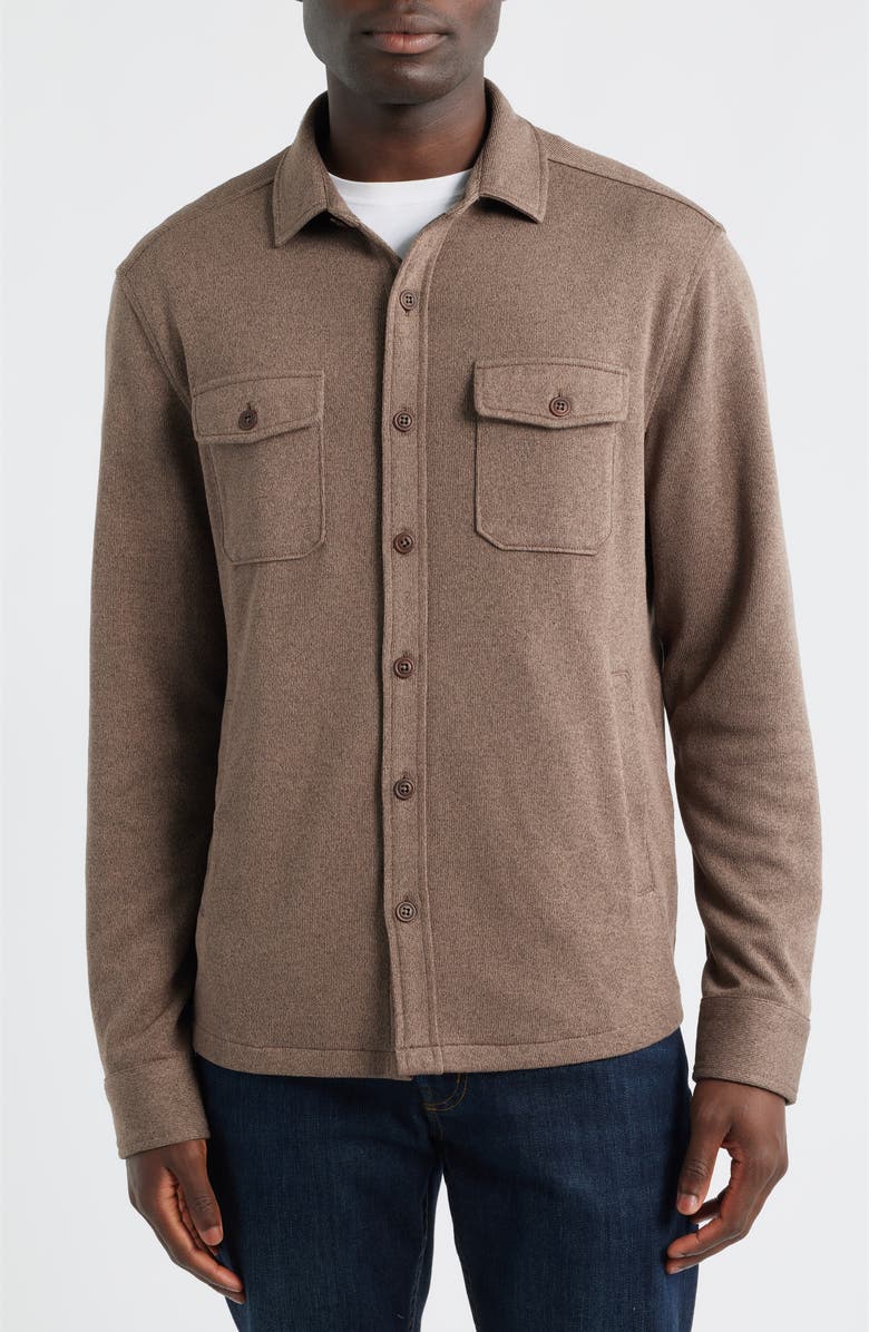 Peter Millar Crown Sweater Fleece Shirt Jacket, Alternate, color,