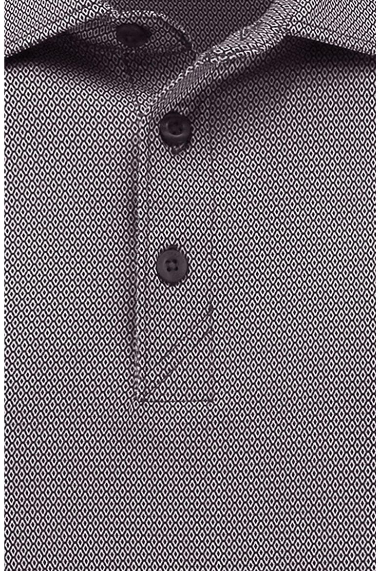Pike Microprint Epic Confidence Performance Polo, Alternate, color, BLACK