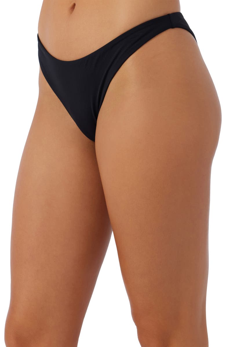 O'Neill Flamenco Saltwater Solids Bikini Bottoms, Alternate, color,