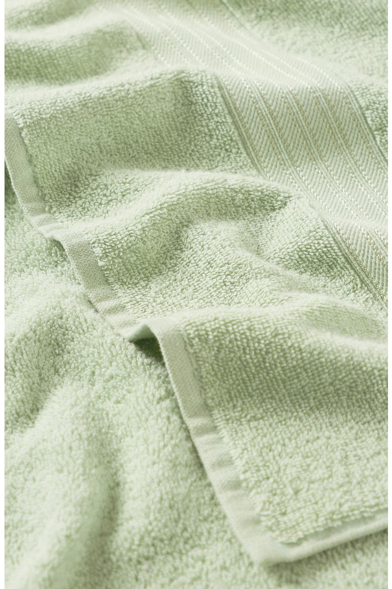 Quick-Dry Cotton 4-Pack Bath Towel Set, Alternate, color, SEAGREEN
