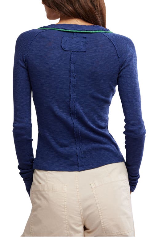Free People Tipton Raw Edge Button-up Top