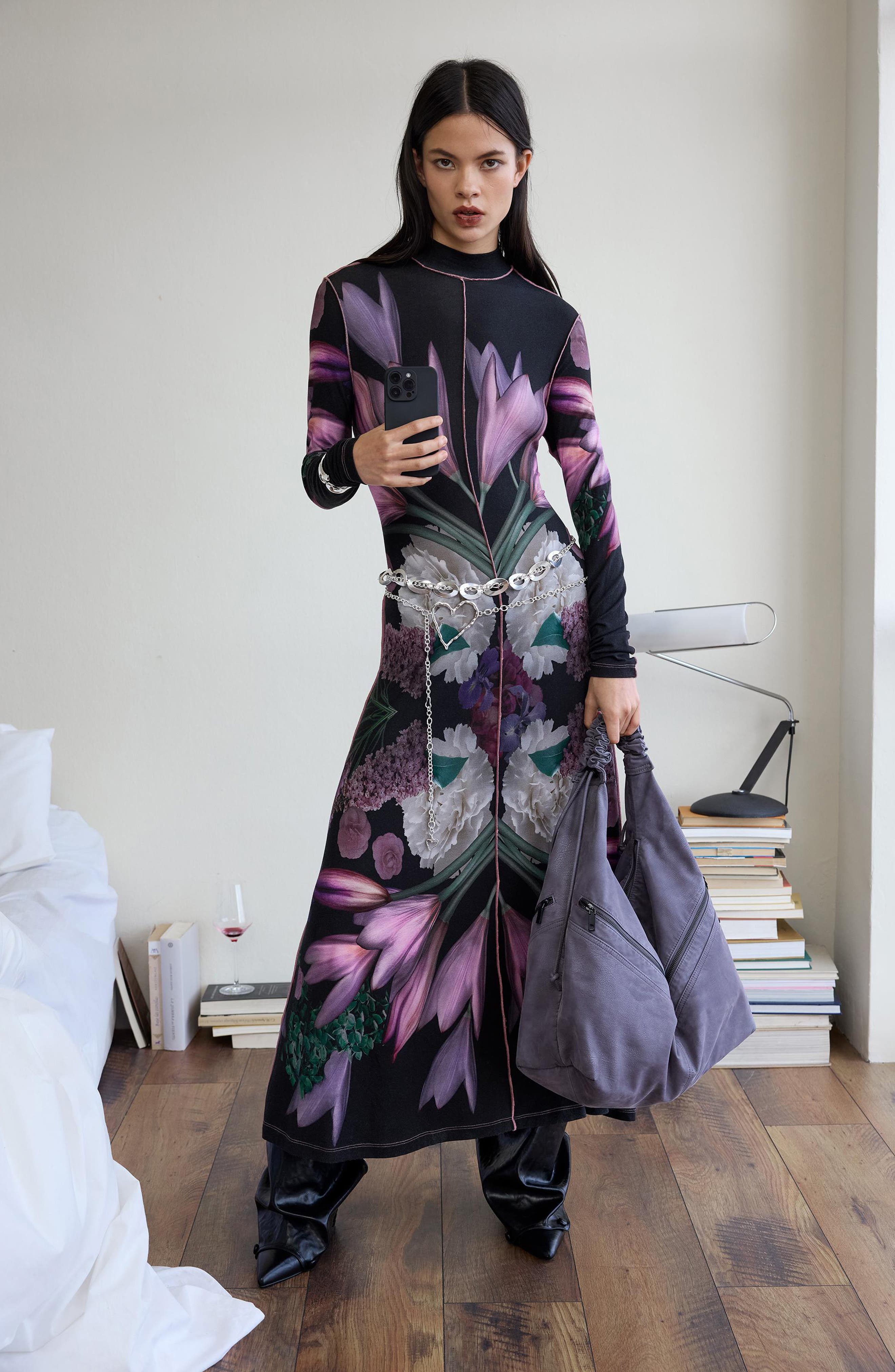 Long Sleeve Maxi Dress - image 2