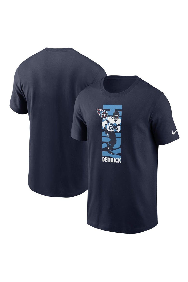 Men's Nike Derrick Henry Navy Tennessee Titans Player Graphic T-Shirt, Main, color, Navy