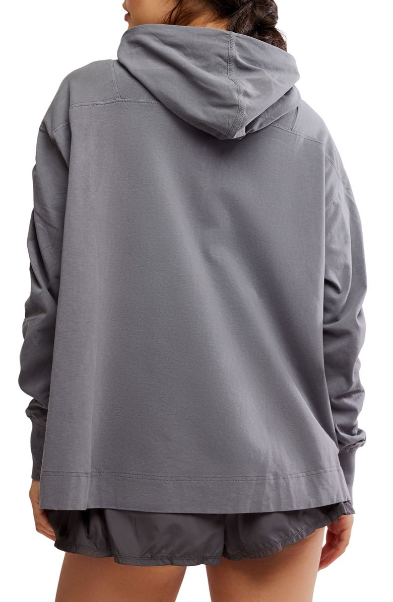 Free People FP Movement Hot Shot Stretch Cotton Fleece Hoodie, Alternate, color, 