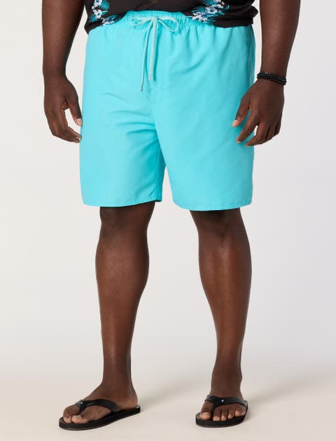 Big & Tall Solid Swim Trunks