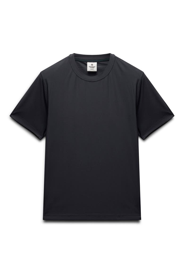 Playoff Tech Piqué T-Shirt, Alternate, color, NAVY