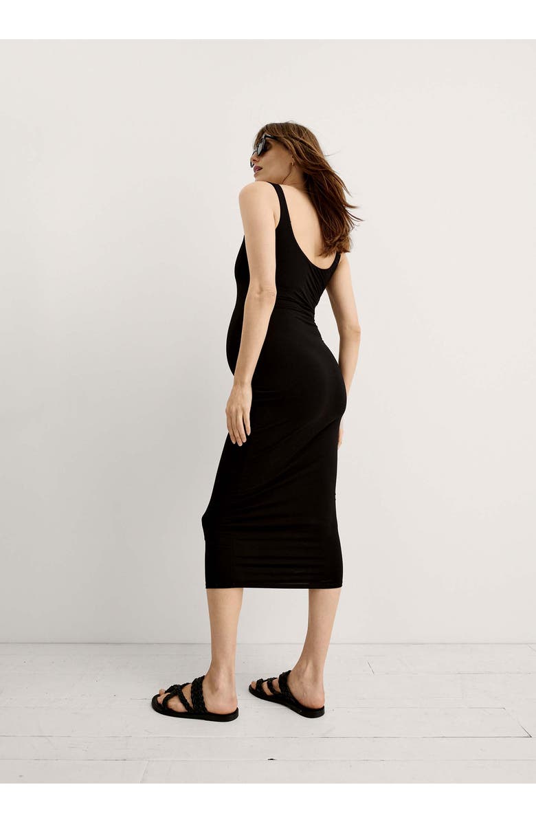 HATCH Collection The Body Tank Dress, Alternate, color, Black