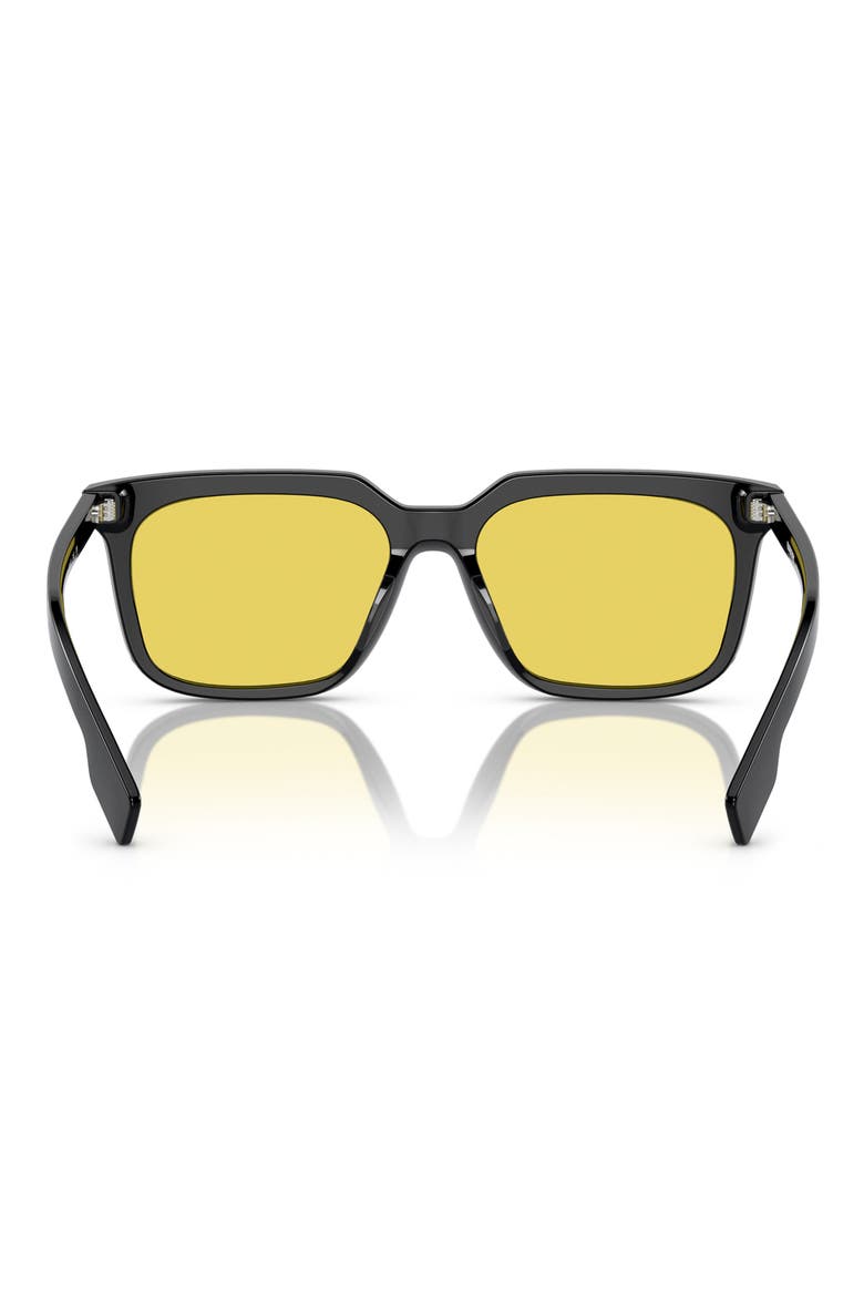 56mm Square Sunglasses, Alternate, color, YELLOW