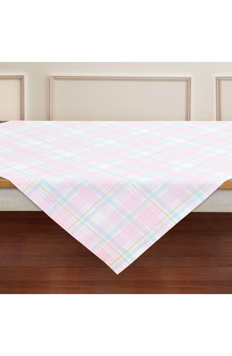 Solino Home Linen Table Throw - Palm Beach Plaid, 52" x 52", Alternate, color, Palm Beach Plaid