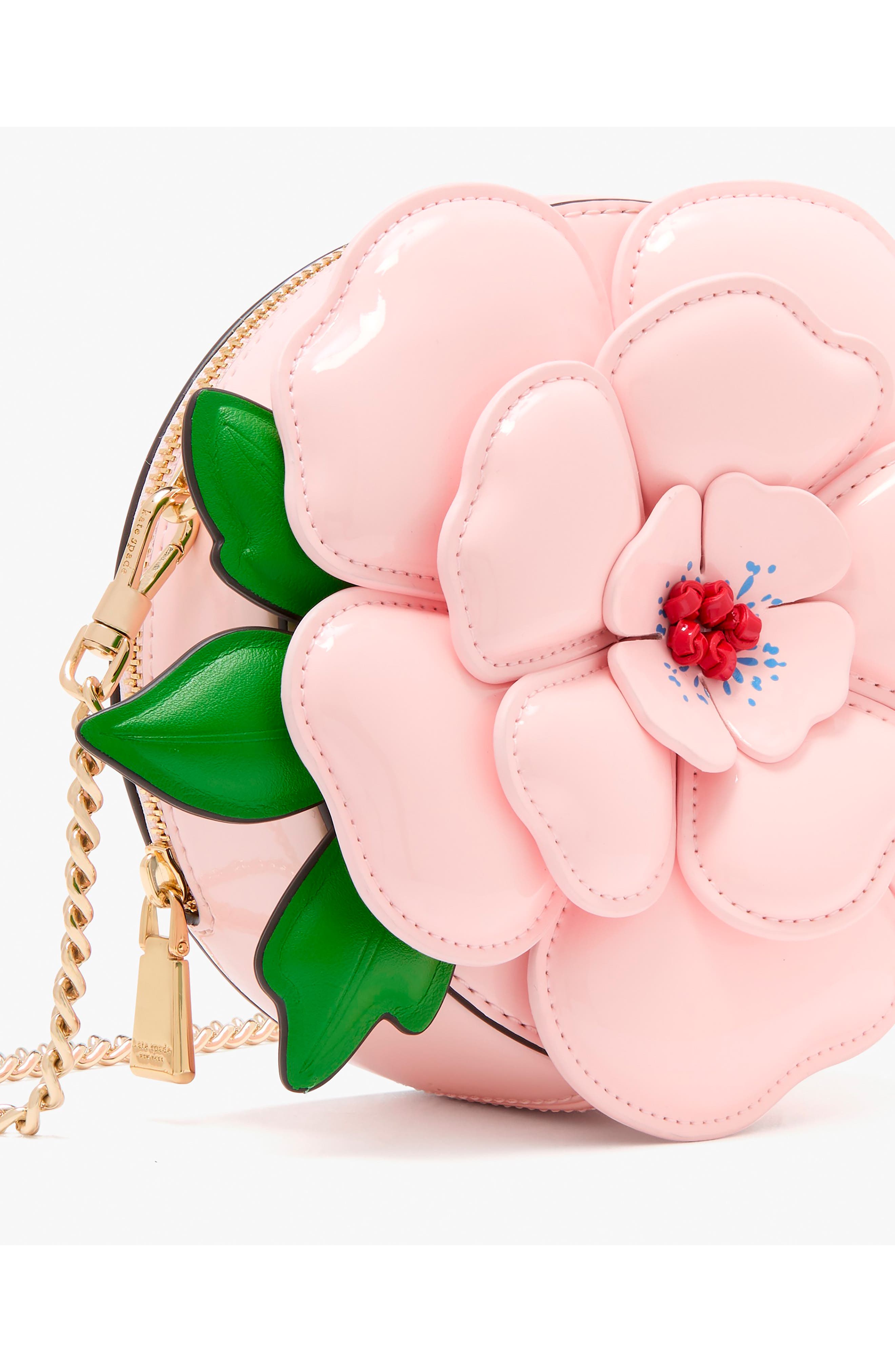 Kate Spade New York in the garden patent leather bag, Alternate, color, 