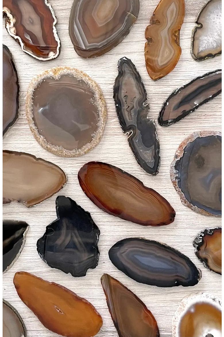 Agate Slice, Main, color, Natural Brown