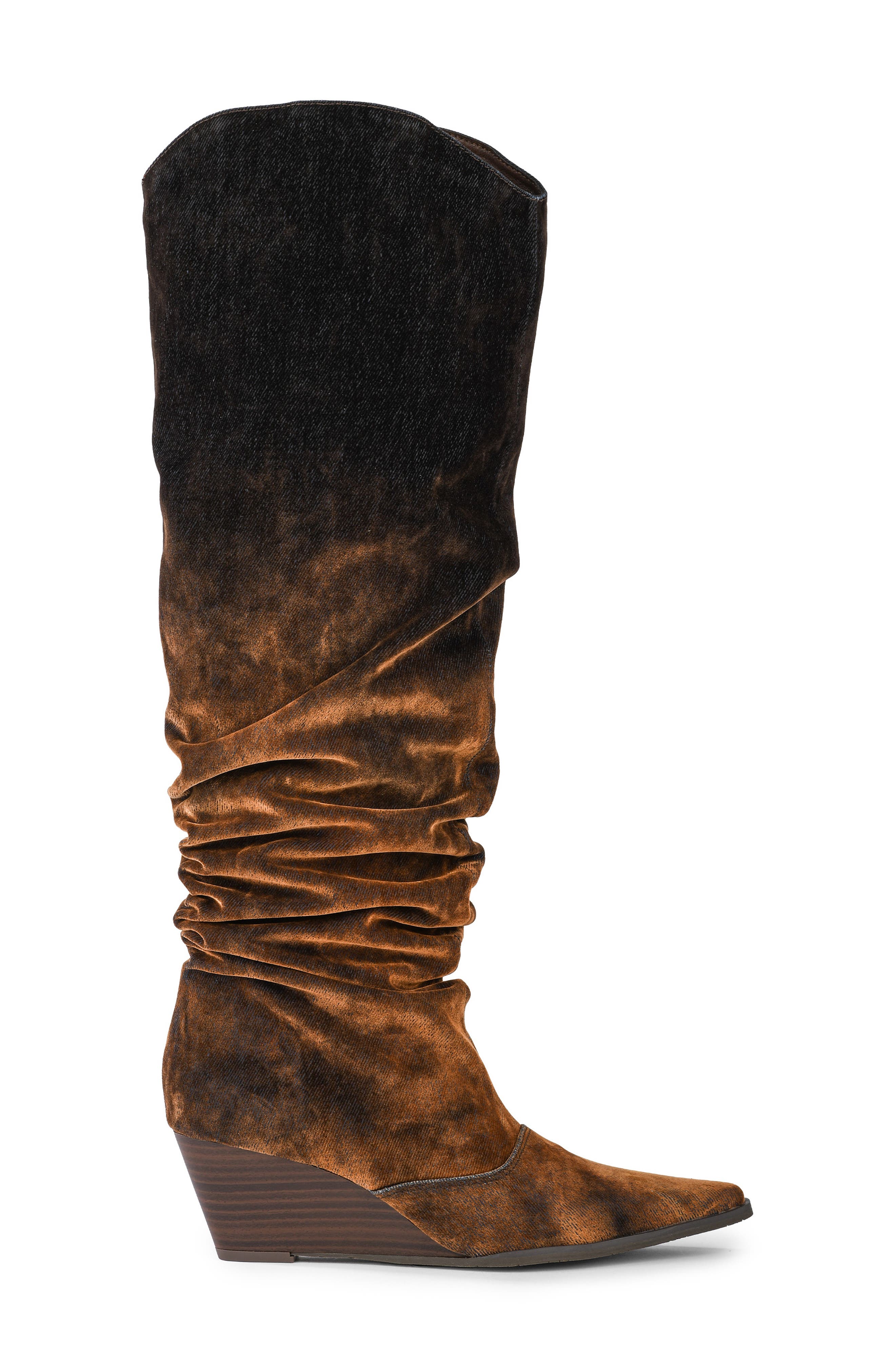 Westlake Over the Knee Boot, Alternate, color, BROWN