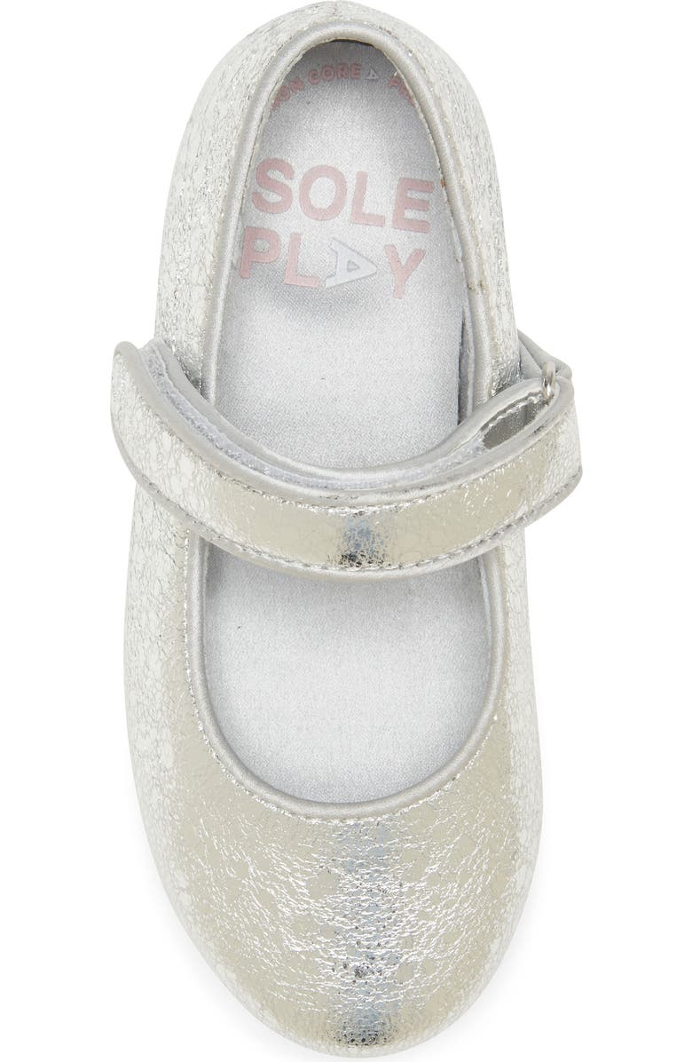 Sole Play Polina Metallic Mary Jane Flat, Alternate, color,