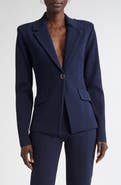 ST. JOHN Harper One-Button Knit Jacket