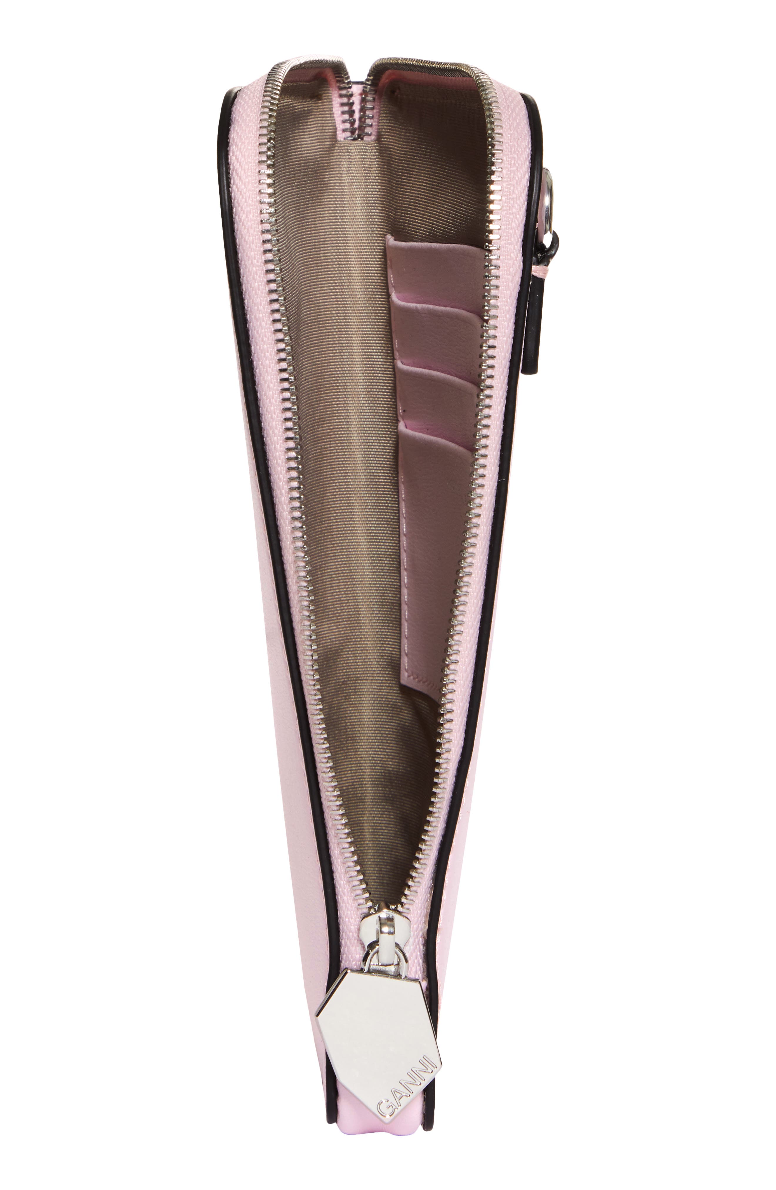 Leather Phone Crossbody Bag, Alternate, color, CHERRY BLOSSOM