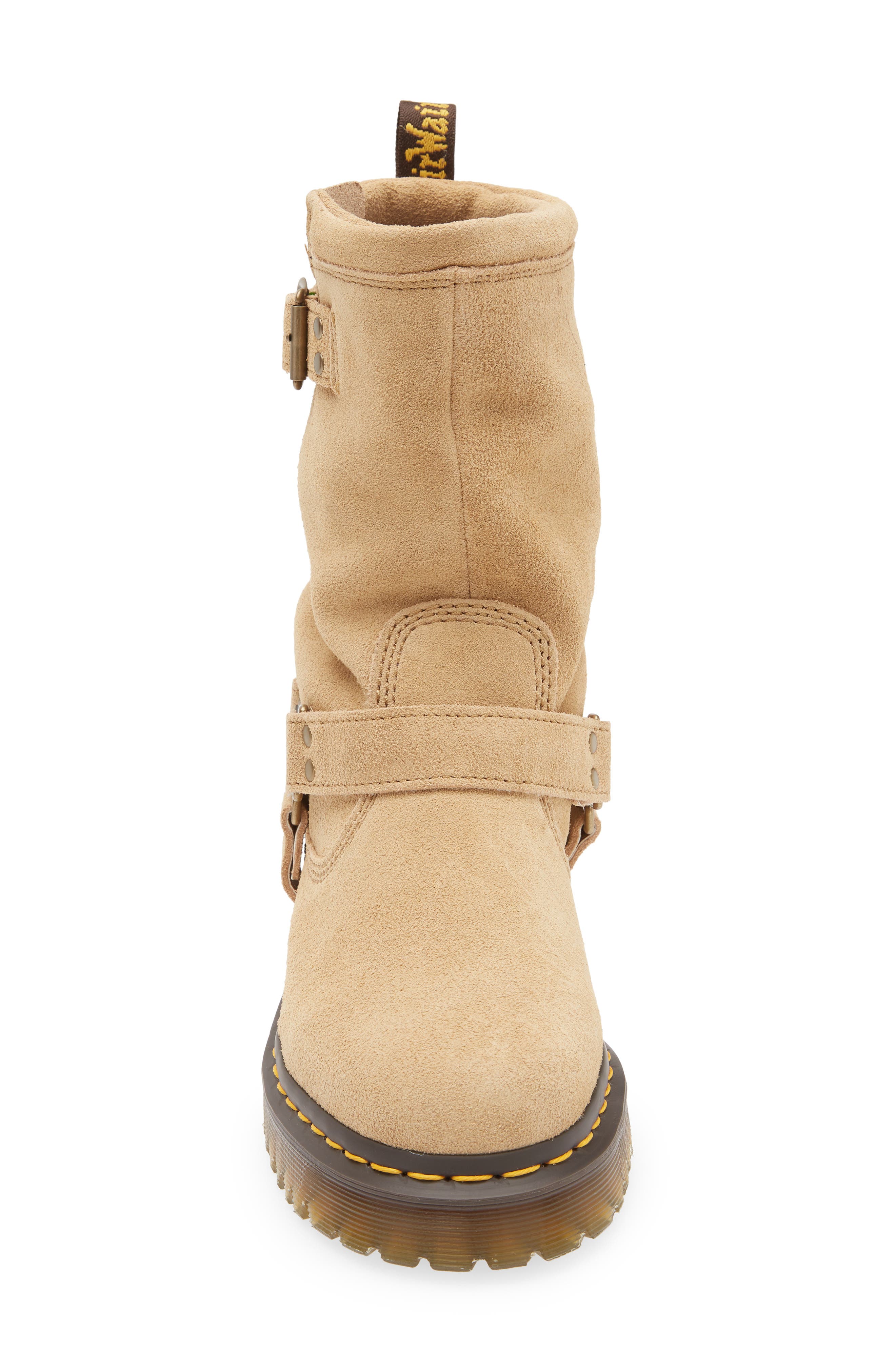 Dr. Martens Anistone Harness Boot, Alternate, color, Savannah Tan/ Tan