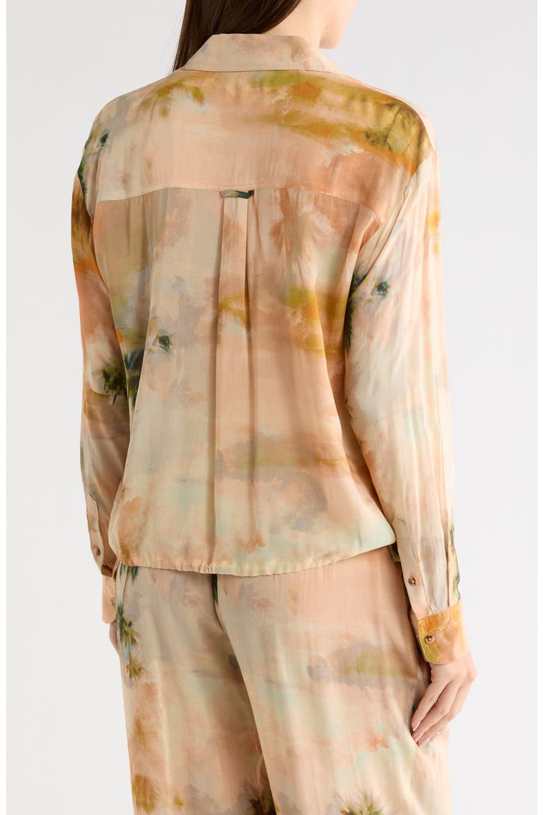 Button-Up Shirt, Alternate, color, Q781 TERRACOTTA