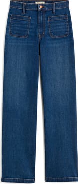 Madewell Emmett Patch Pocket Wide Leg Jeans