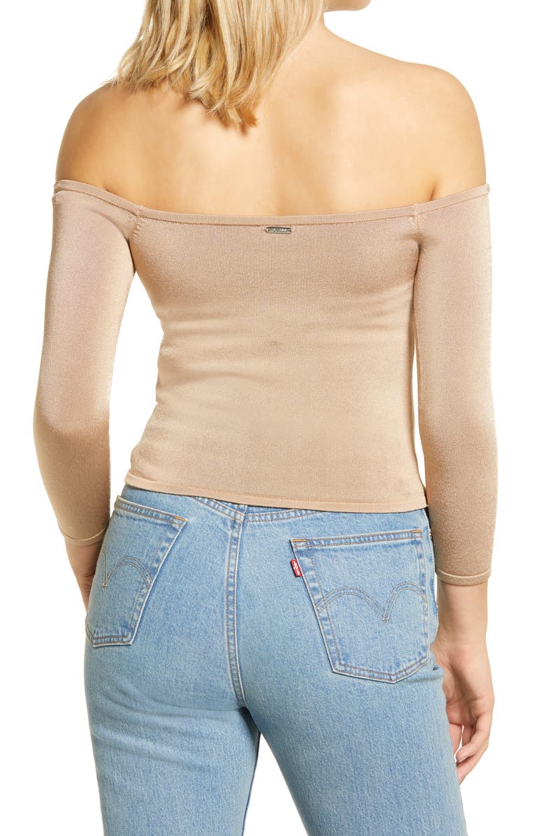 GUESS Dita Off the Shoulder Top, Alternate, color,
