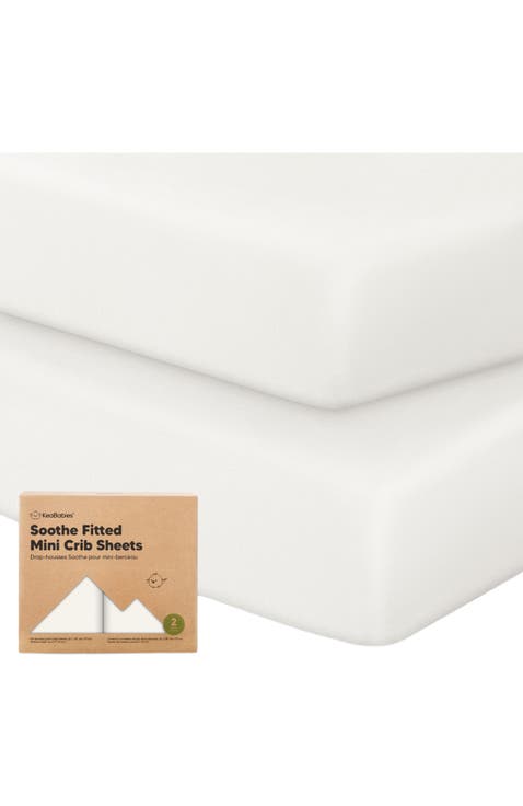 Soothe Fitted Mini Crib Sheet