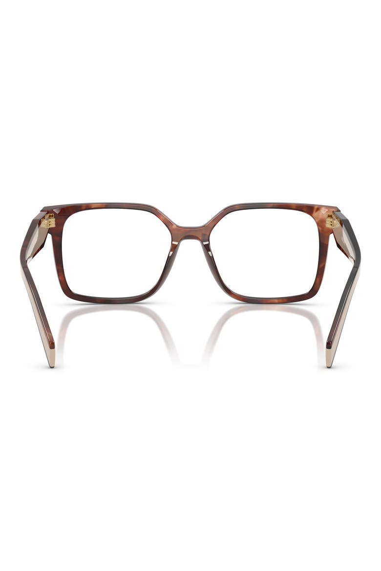 54mm Rectangular Optical Glasses, Alternate, color, CARAMEL