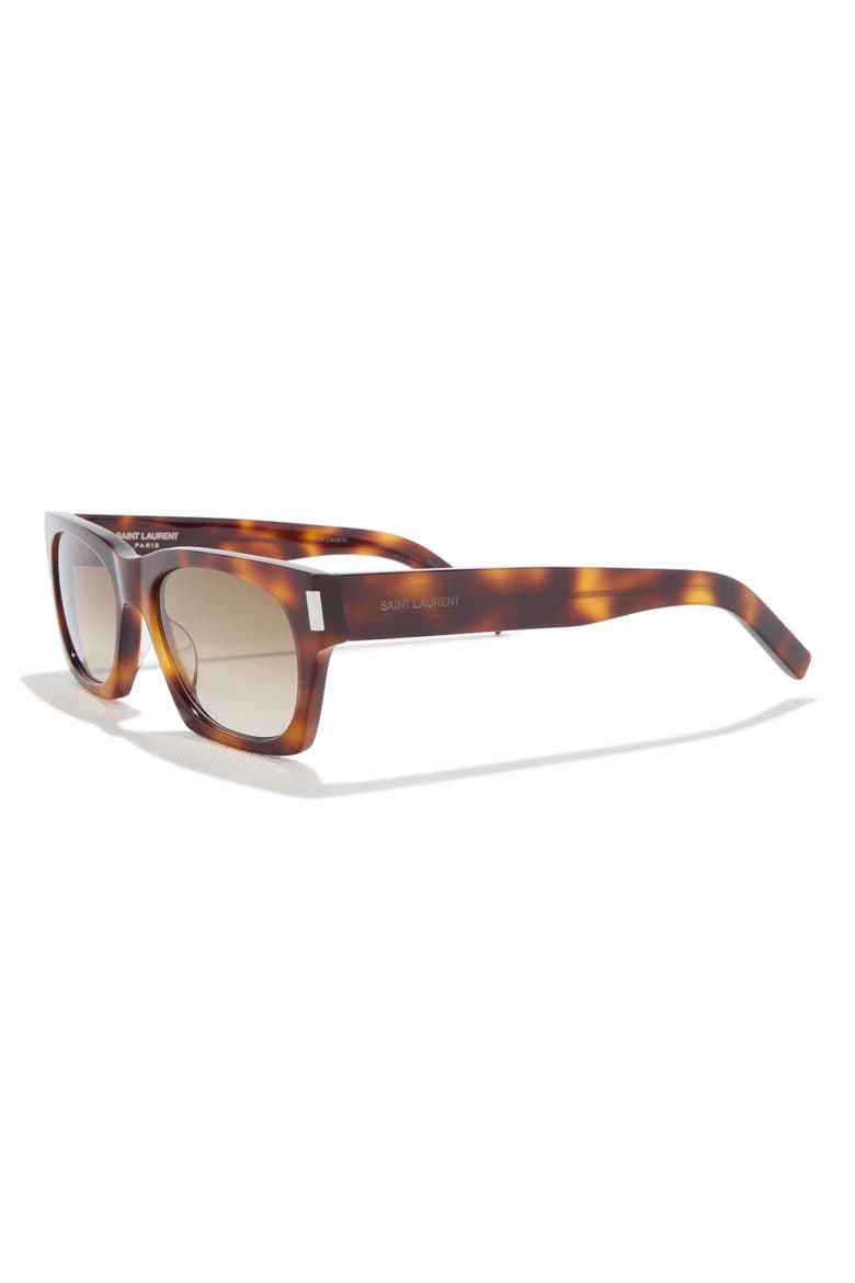 54mm Square Sunglasses, Alternate, color, HAVANA HAVANA BROWN