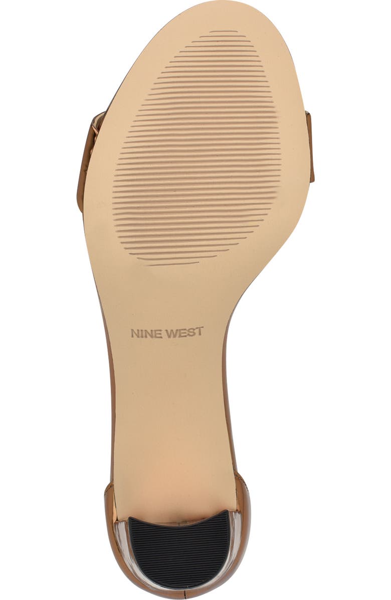 Nine West Pruce Ankle Strap Sandal, Alternate, color, Bronze