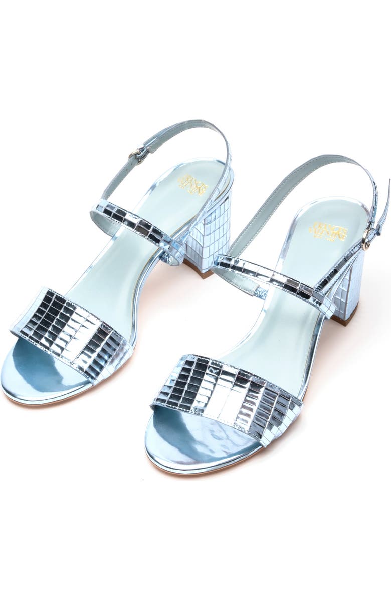 Frances Valentine Bettina Disco Block Heel Sandal, Alternate, color,