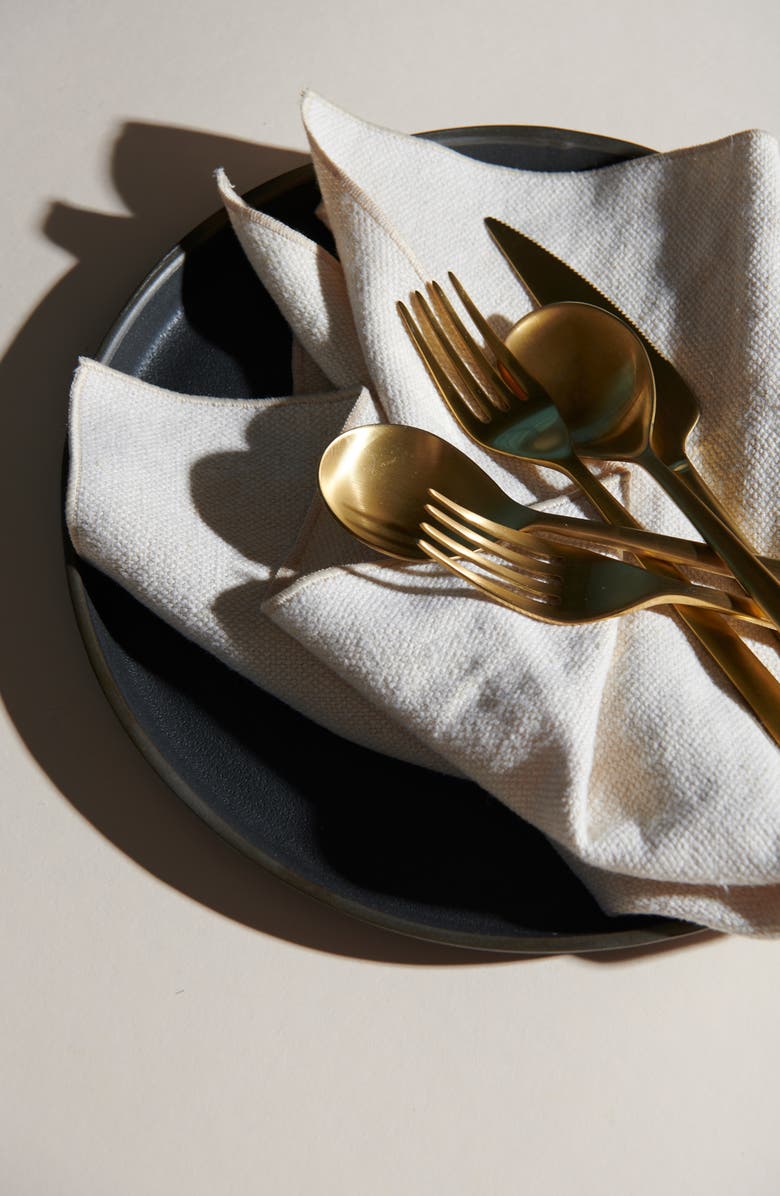 ATELIER SAUCIER Cream Set of 4 Napkins, Alternate, color, 