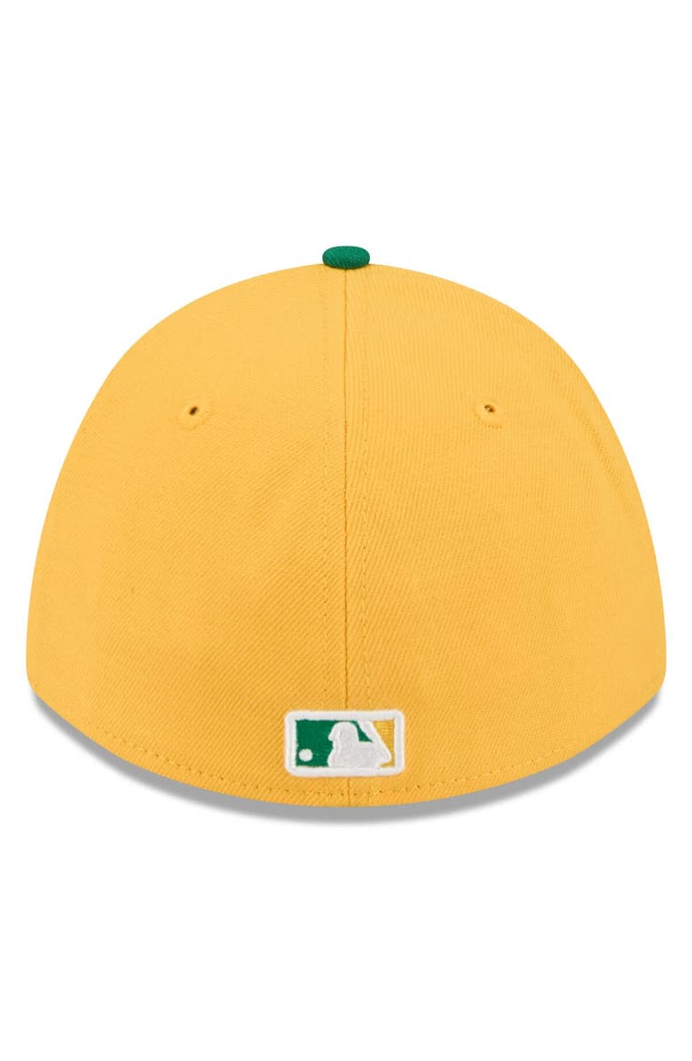 New Era Men's New Era Gold/Green Athletics 2026 Spring Training M-Crown 39THIRTY Flex Hat, Alternate, color, Gold