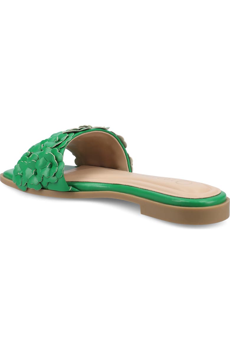 Journee Collection Azalea Slide Sandal, Alternate, color, Green