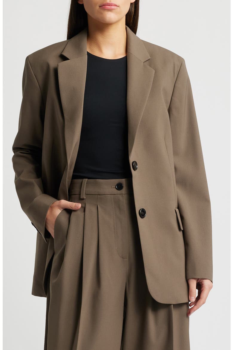 Single Breasted Blazer, Main, color, MOLE MEDIUM DUSTY