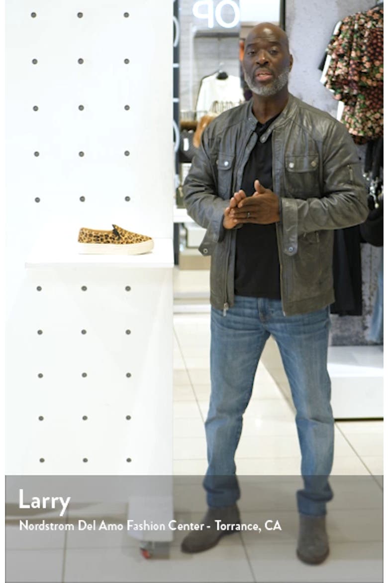 Bondi Genuine Calf Hair Slip-On Sneaker video