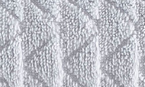 Brooks Brothers Herringbone Cotton Bath Towel In Gray