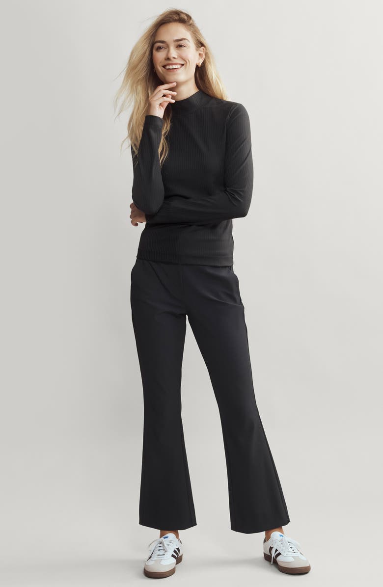 Rhone Modern Rib Mock Neck Knit Top, Alternate, color, 