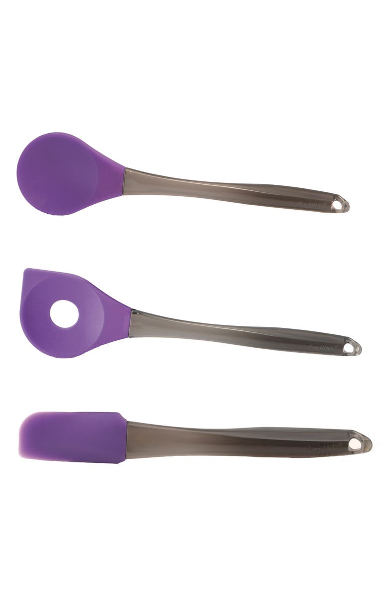 BergHOFF Geminis Purple Silicone Spatula 3-Piece Set, Main, color,