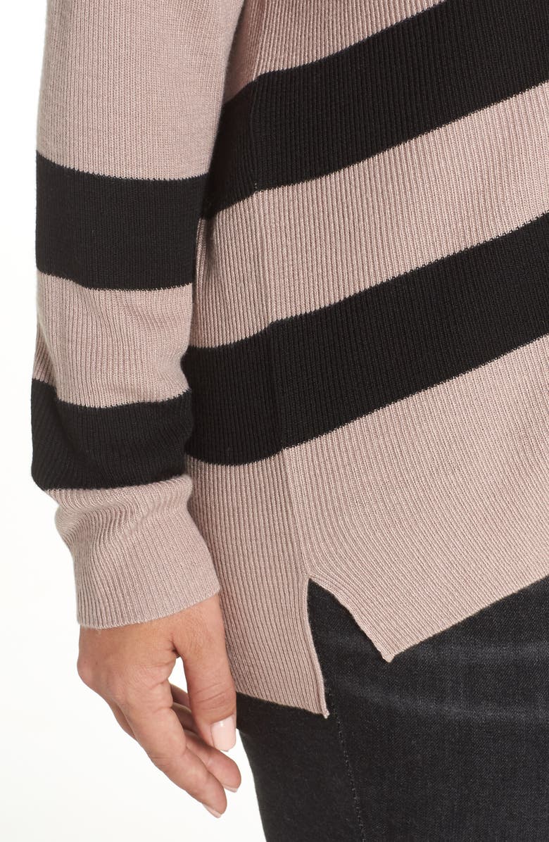 BP. Varsity Stripe Sweater, Alternate, color, 