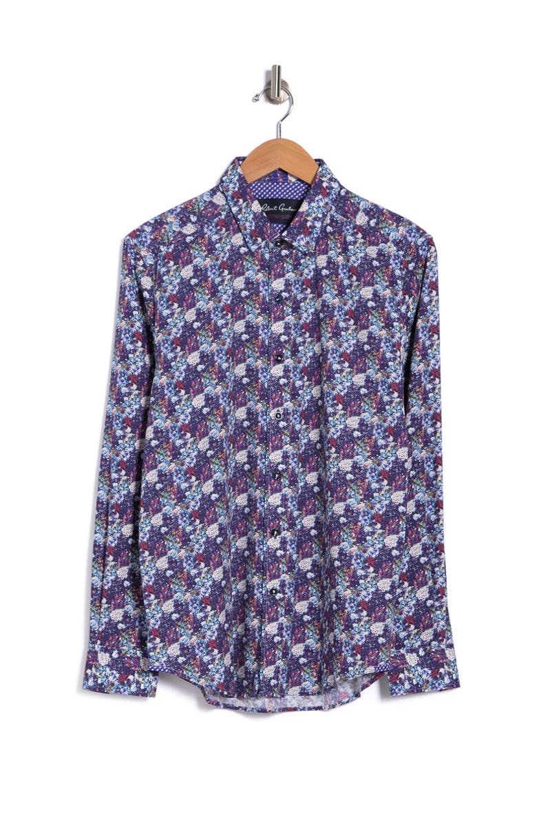 Robert Graham Dunn Long Sleeve Woven Shirt, Alternate, color, 