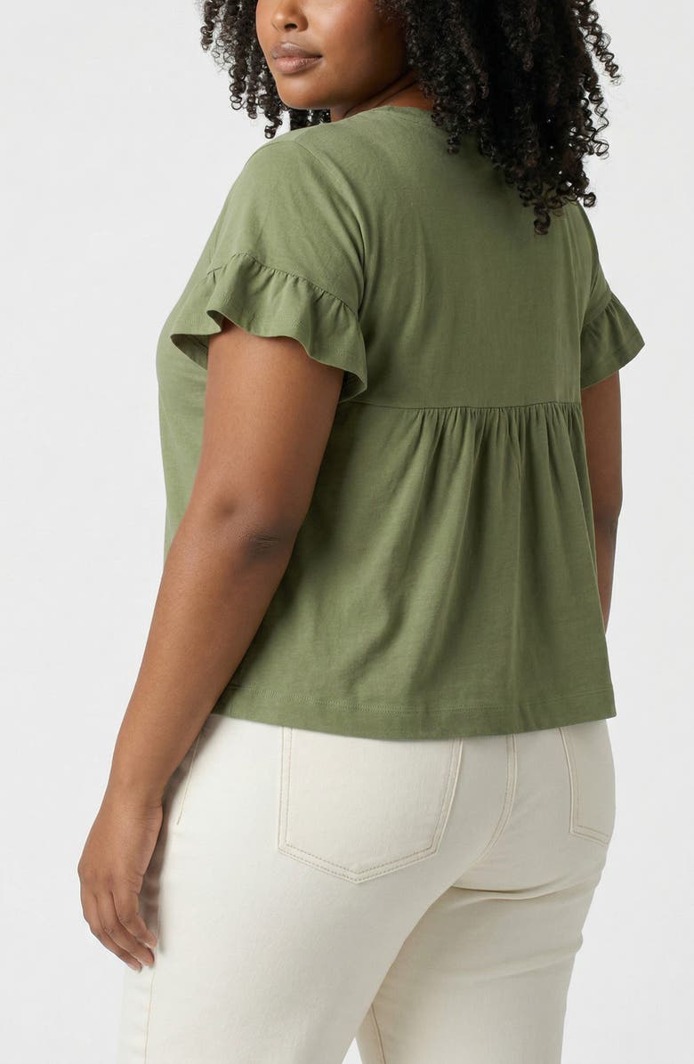 Liverpool Los Angeles Flutter Sleeve Top, Alternate, color,
