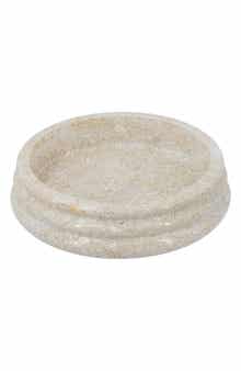 Round Ribbed Decorative Bowl