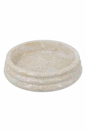 Round Ribbed Decorative Bowl