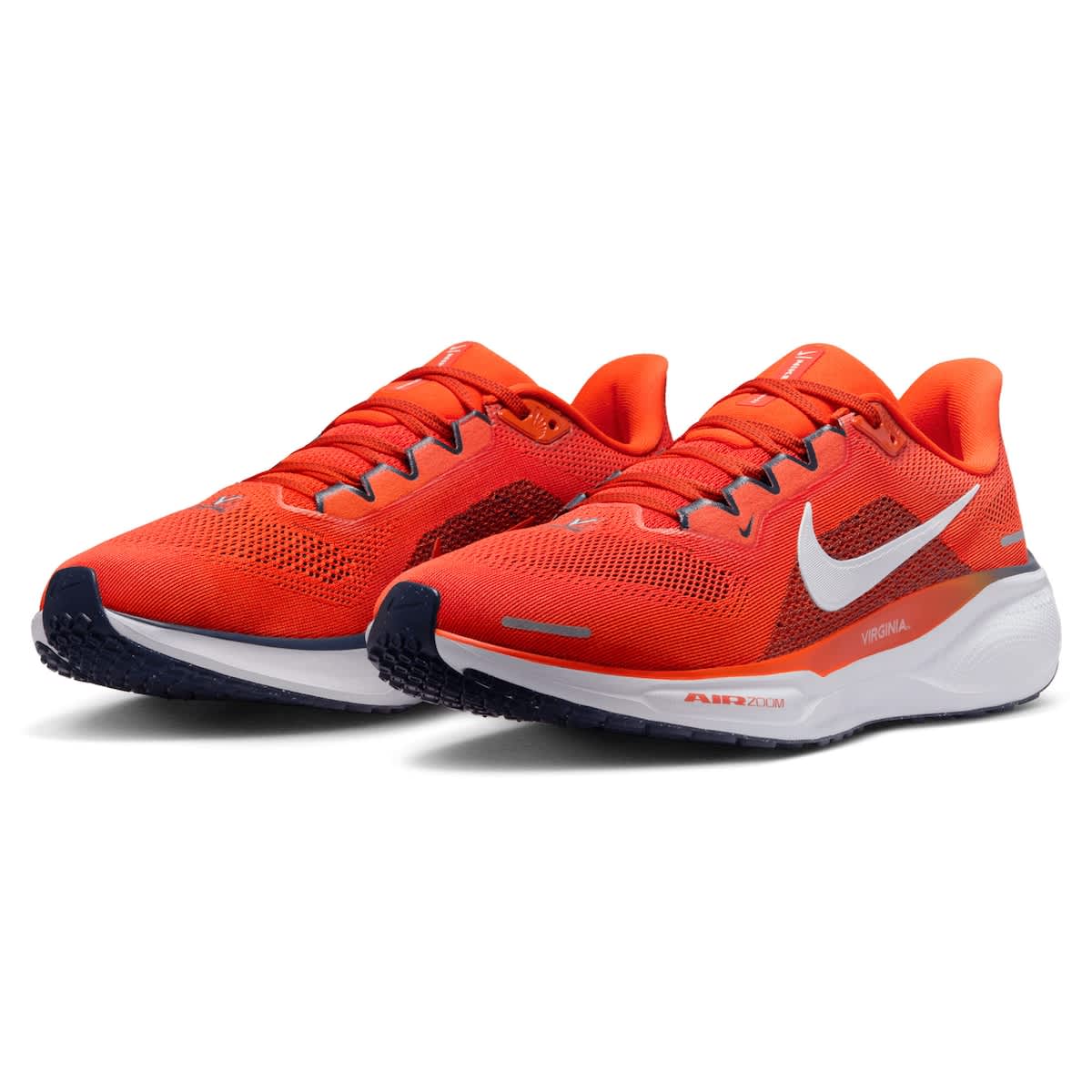 Nike Unisex Nike Orange Virginia Cavaliers Zoom Pegasus 41 Running Shoes, Alternate, color, Orange