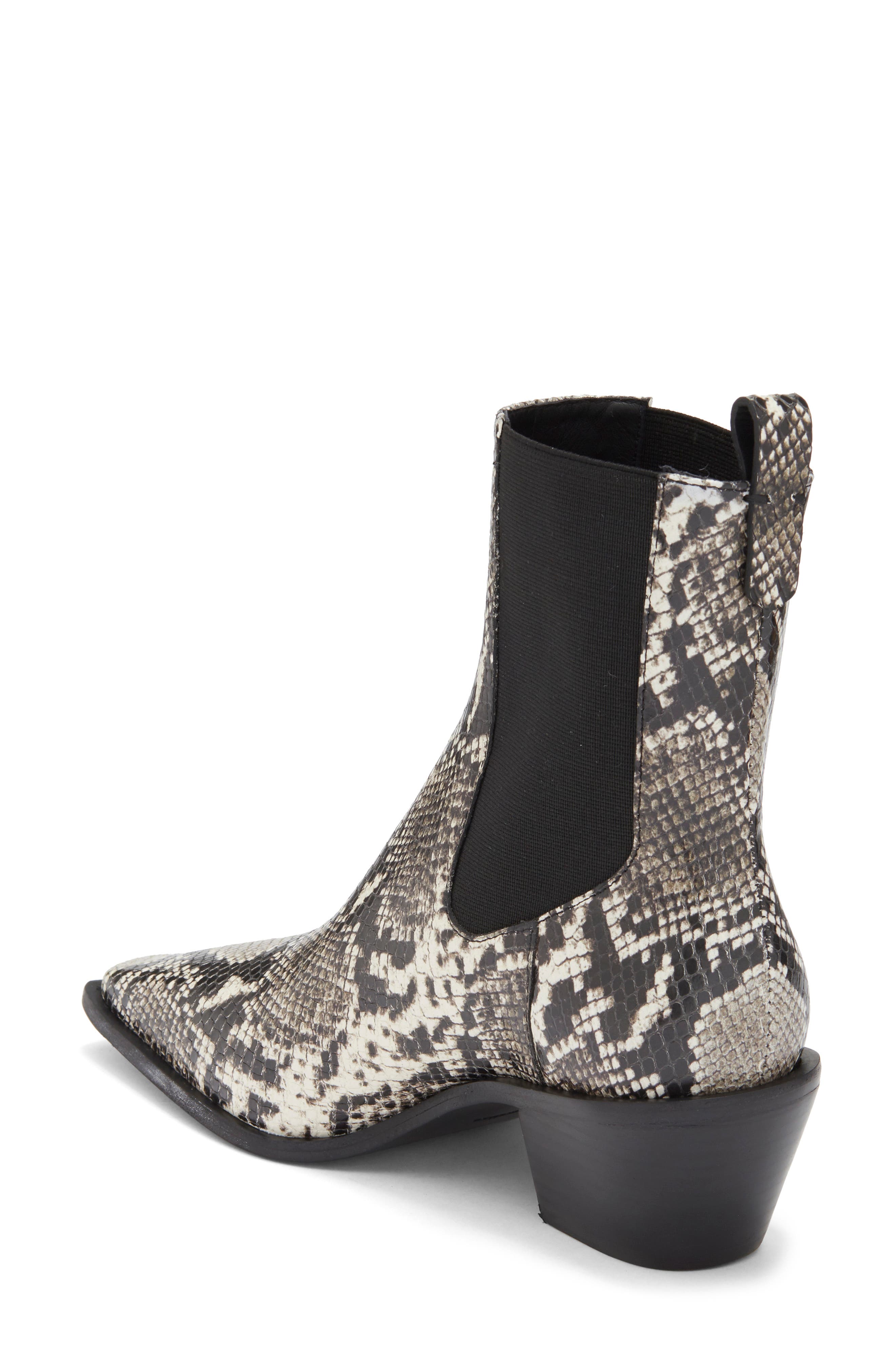 Western Roberta Ankle Bootie, Alternate, color, ROCCIA SNAKE