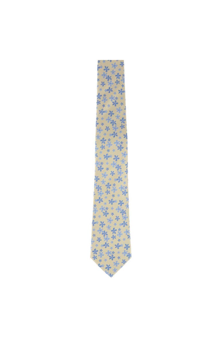 Trafalgar Daddy & Me Weldon Floral Silk Novelty Neckties, Alternate, color, Yellow