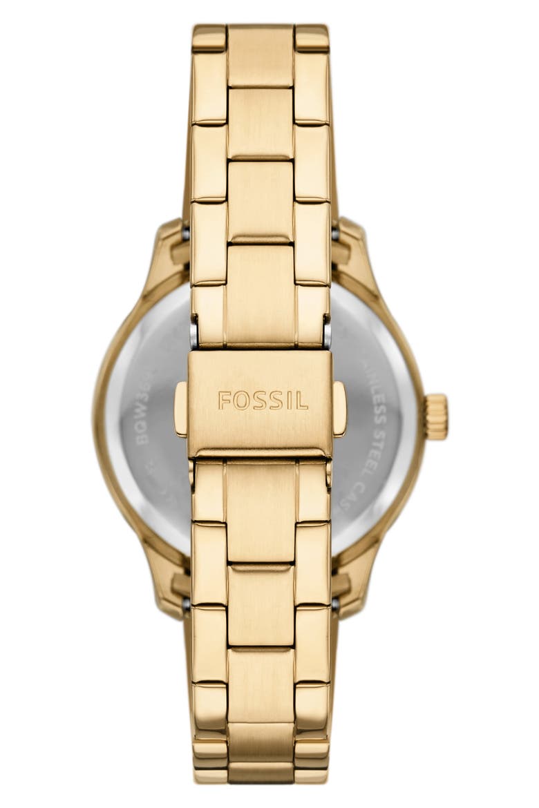 Rye Bracelet Strap Multifunction Watch, 36mm, Alternate, color, GOLD