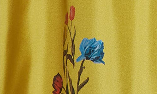 Marni Silk Dress With Long Sleeves And Embroidery In Animal Print