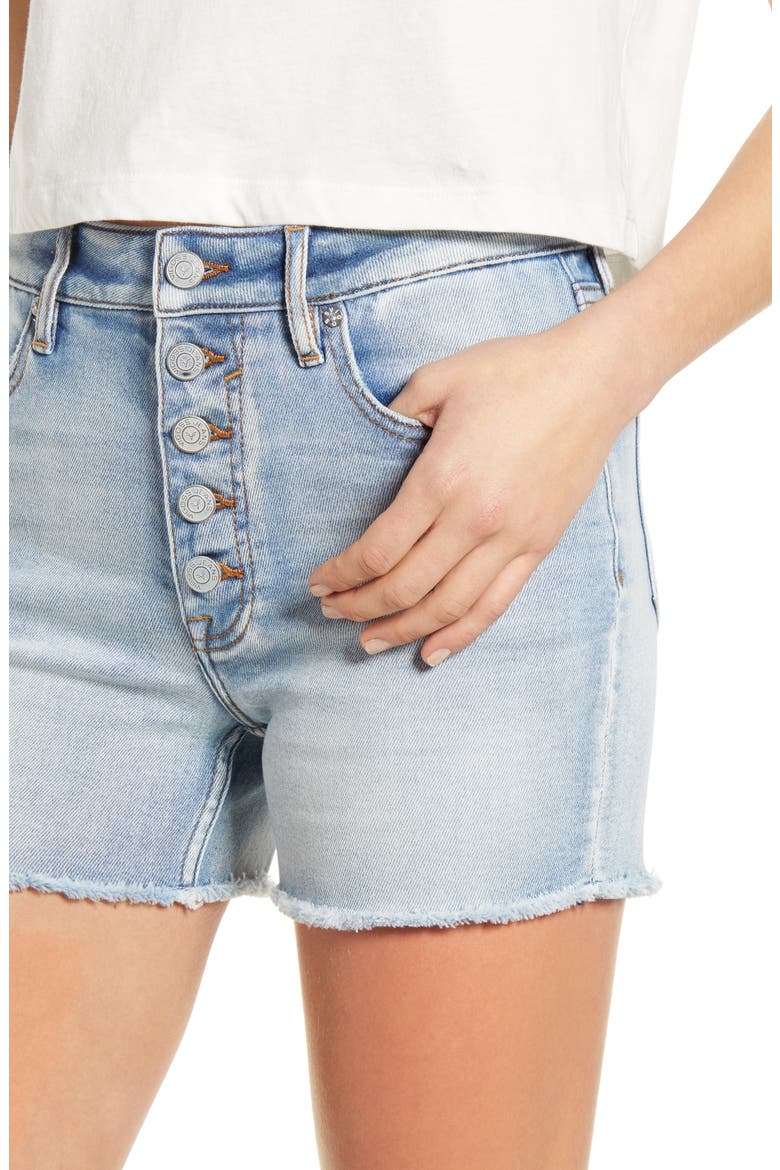 Ace Denim Shorts, Alternate, color, LIGHT WASH