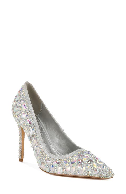 Iceout Crystal Embellished Pump (Women)