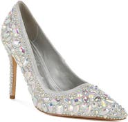 LONDON RAG Iceout Crystal Embellished Pump